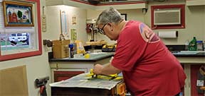 Dan Working On Airplane Windmill